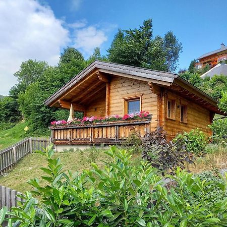 Das Paradieschen Edlitz - Stilvolles Blockhaus Mit Kamin Eksteriør bilde