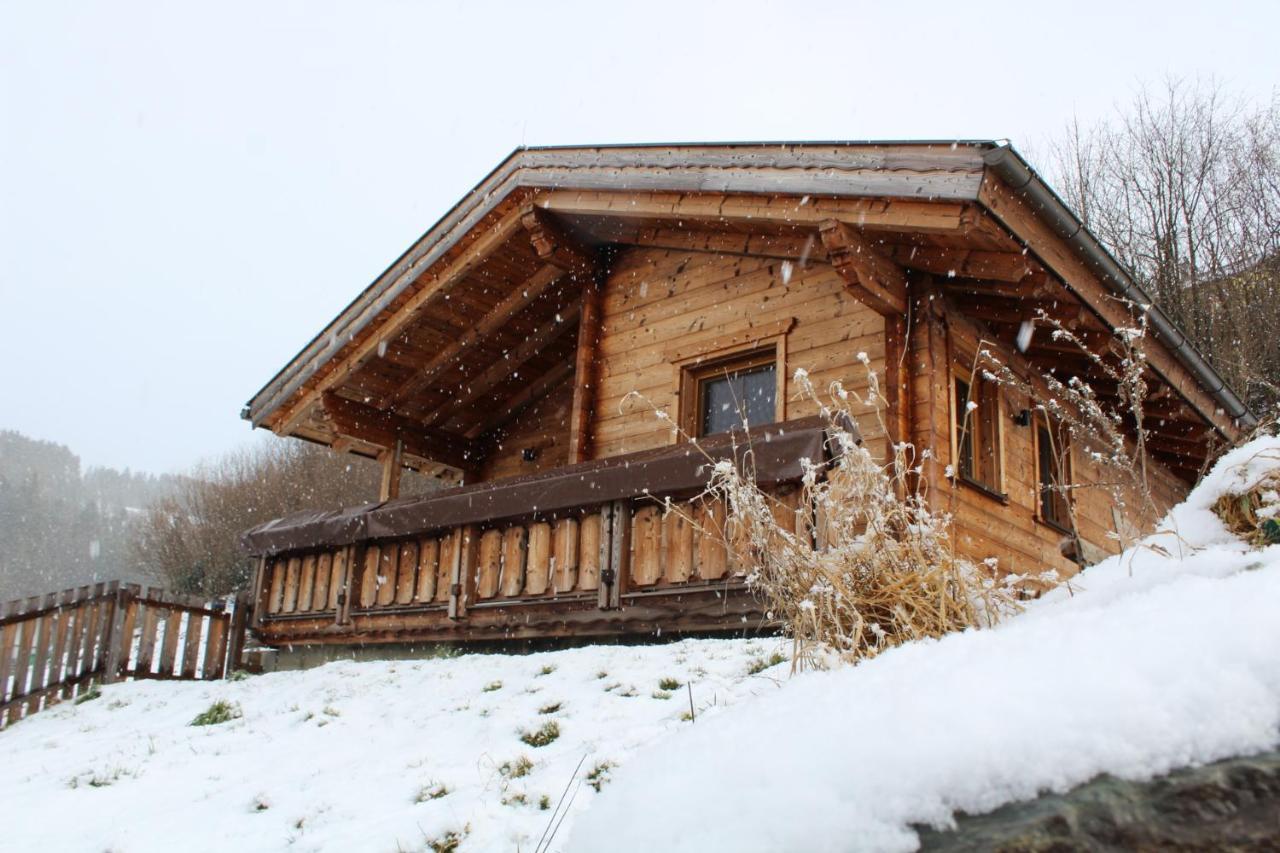 Das Paradieschen Edlitz - Stilvolles Blockhaus Mit Kamin Eksteriør bilde
